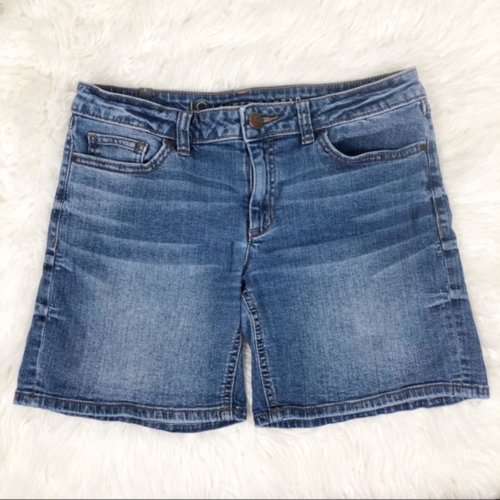 Lauren Conrad Midi Denim Shorts